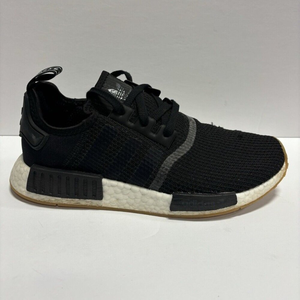 Adidas Mens Nmd R1 Running Shoes Black Size 9.5 M
